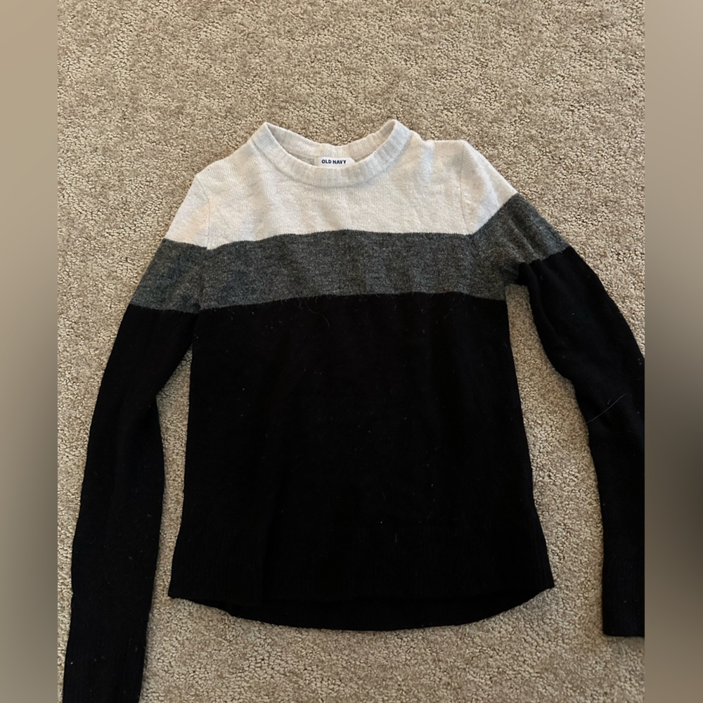 color block sweater